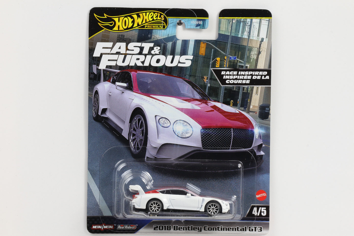 1:64 Hot Wheels Premium 2018 Bentley Continental GT3 Fast Furious