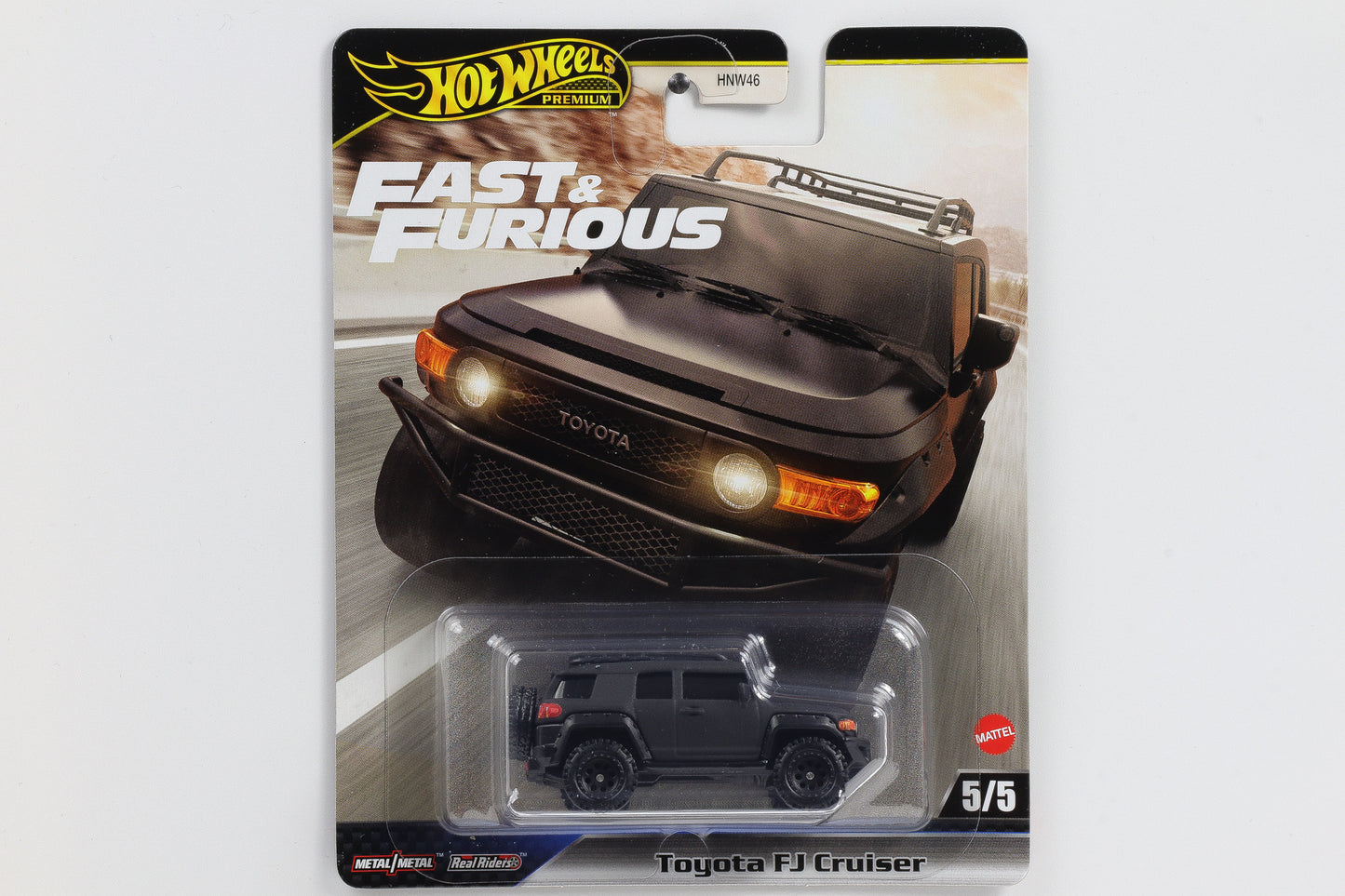 1:64 Hot Wheels Premium Toyota FJ Cruiser matt schwarz Fast Furious X