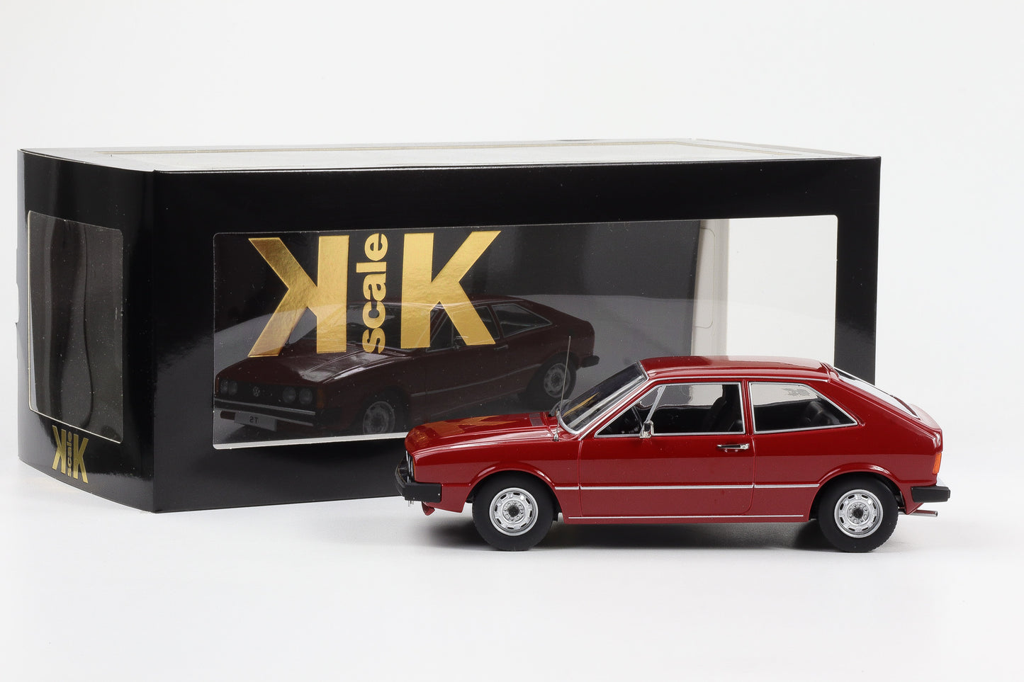 1:18 KK-Scale Volkswagen VW Scirocco TS Sportcoupe MK1 1976 dunkelrot