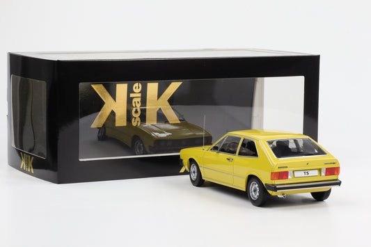 1:18 KK-Scale Volkswagen VW Scirocco TS Sportcoupe MK1 1976 gelb diecast