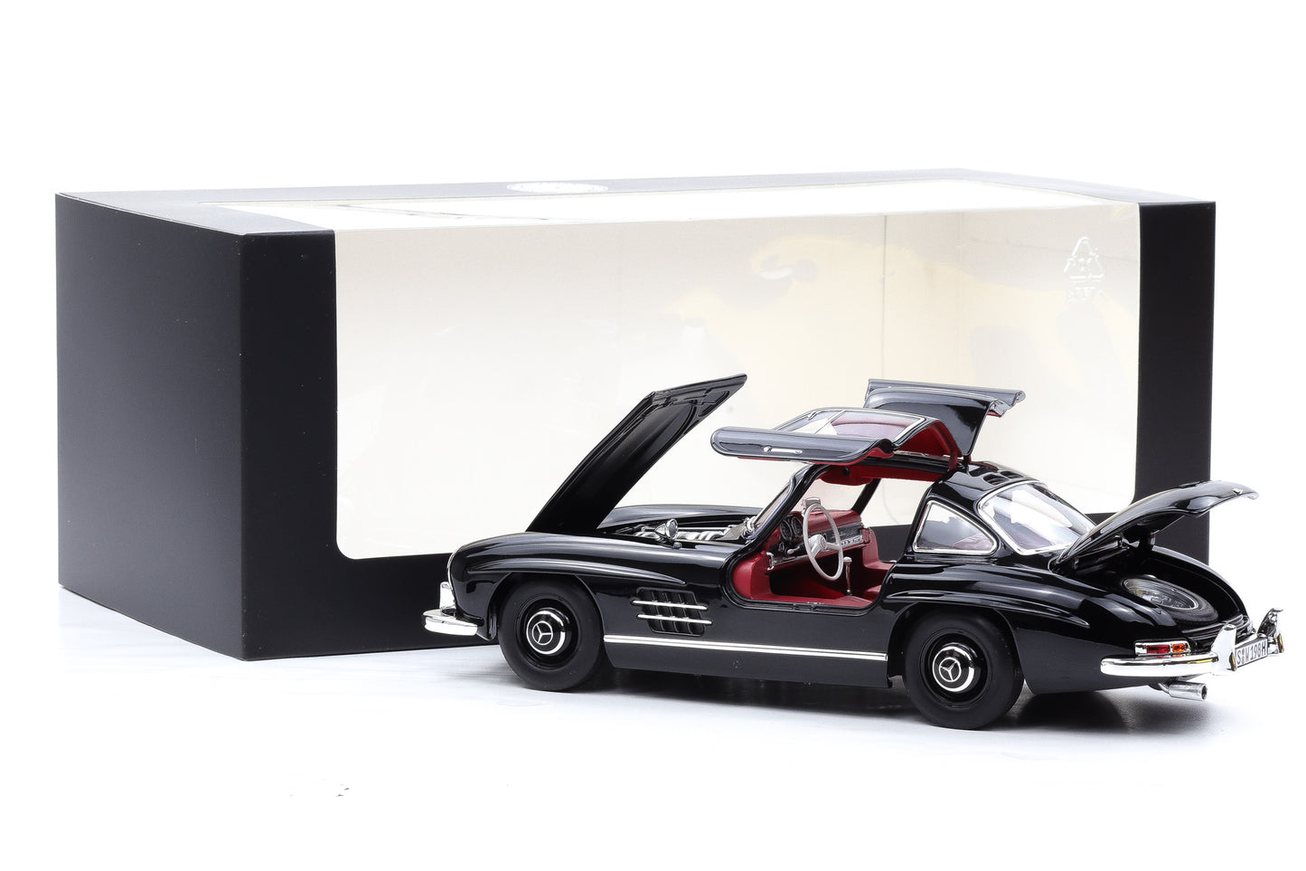1:18 Norev Mercedes-Benz 300 SL W198 1954/-57 schwarz uni Dealer B66040722