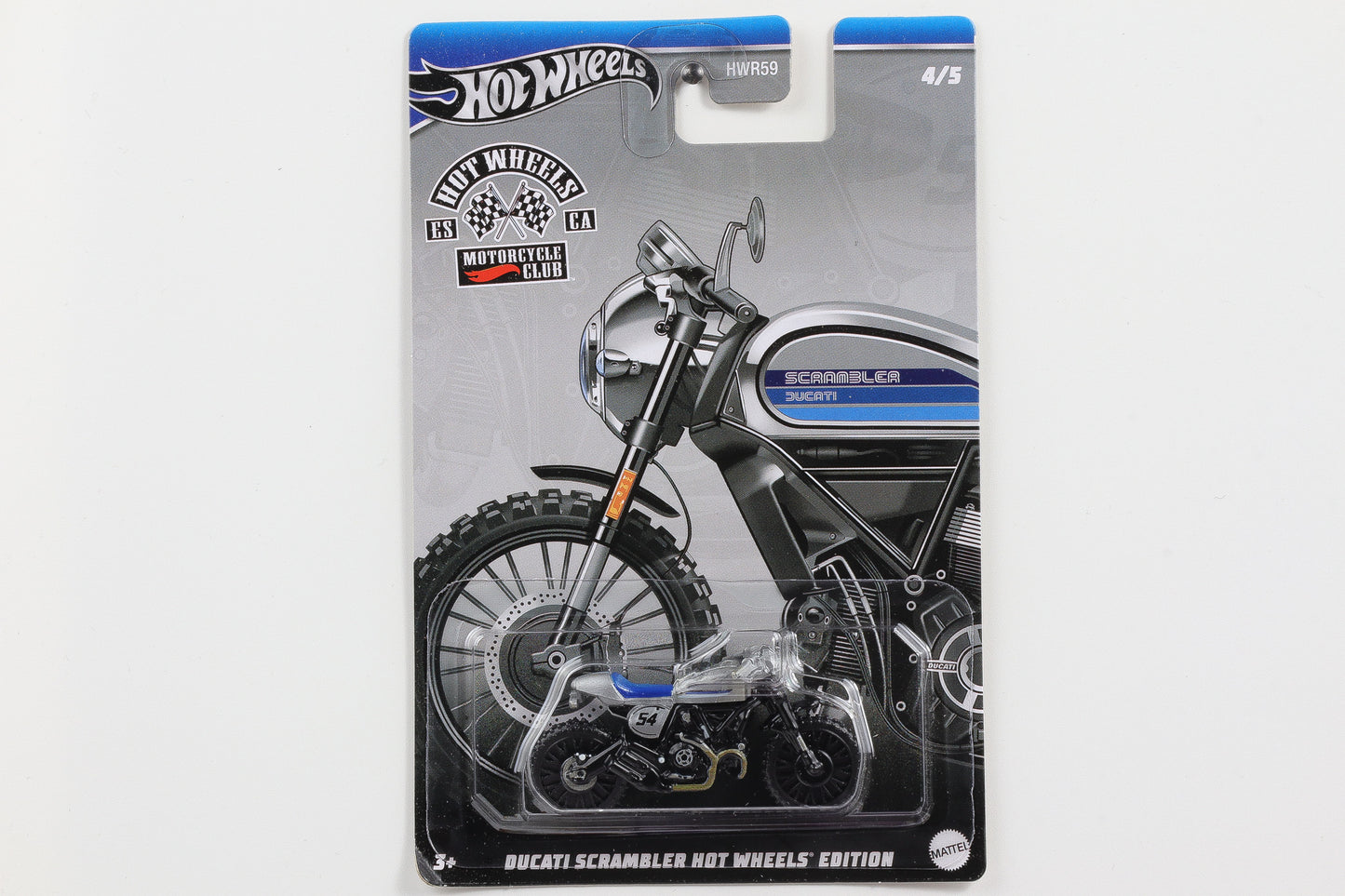 1:64 Hot Wheels Motorcycle Club Set 5 pcs Bagger BMW Ducati Monkey GDG44-977