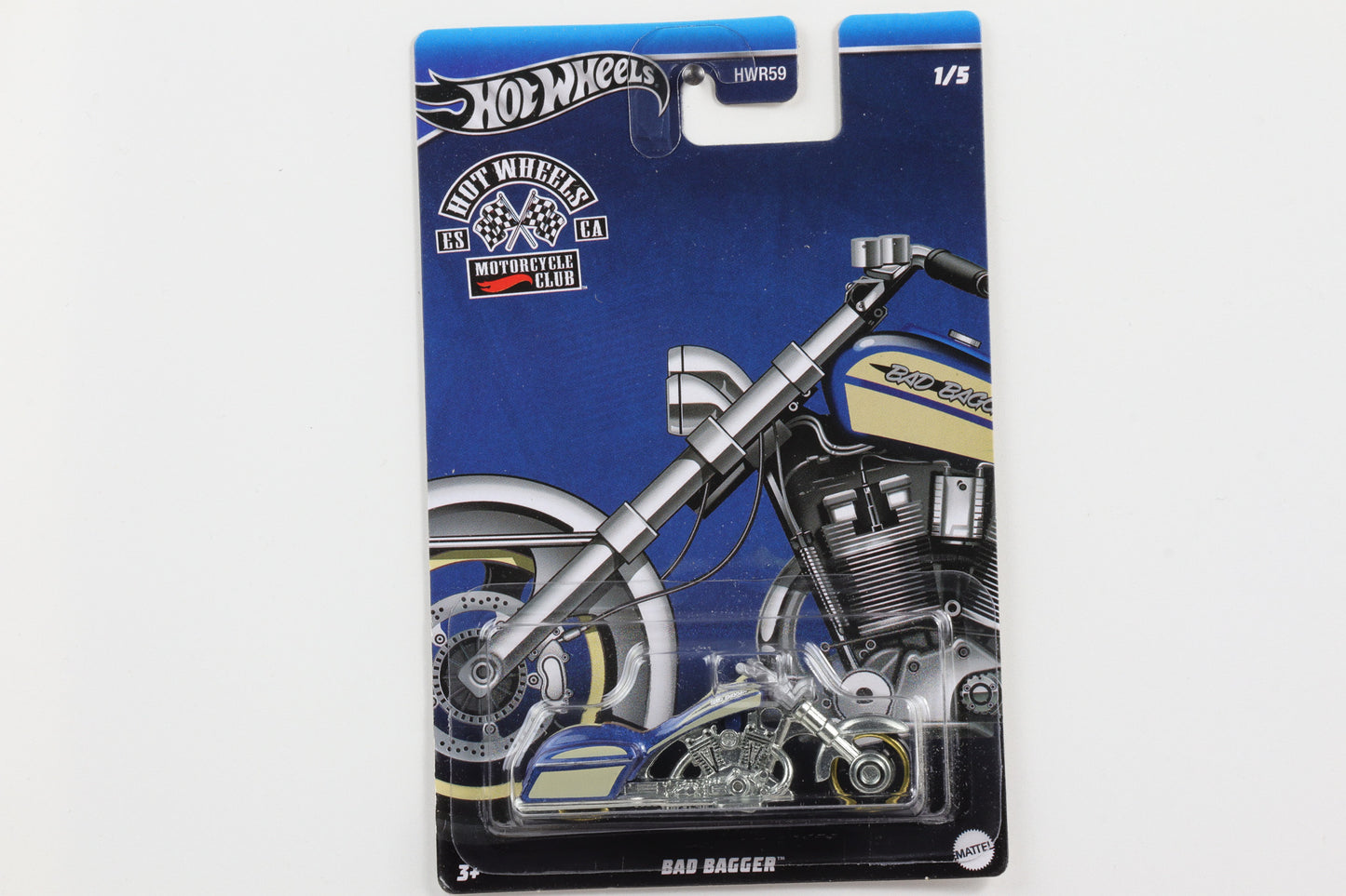 1:64 Hot Wheels Motorcycle Club Set 5 pcs Bagger BMW Ducati Monkey GDG44-977