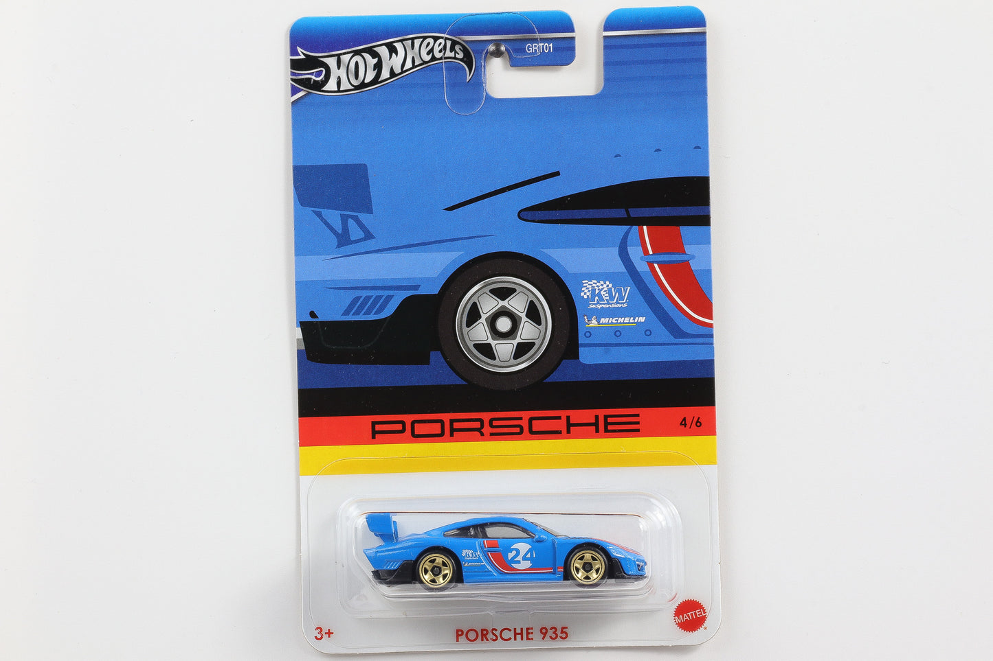 1:64 Hot Wheels Porsche Celebration 911 935 #24 blau GRT01-979G HRW59