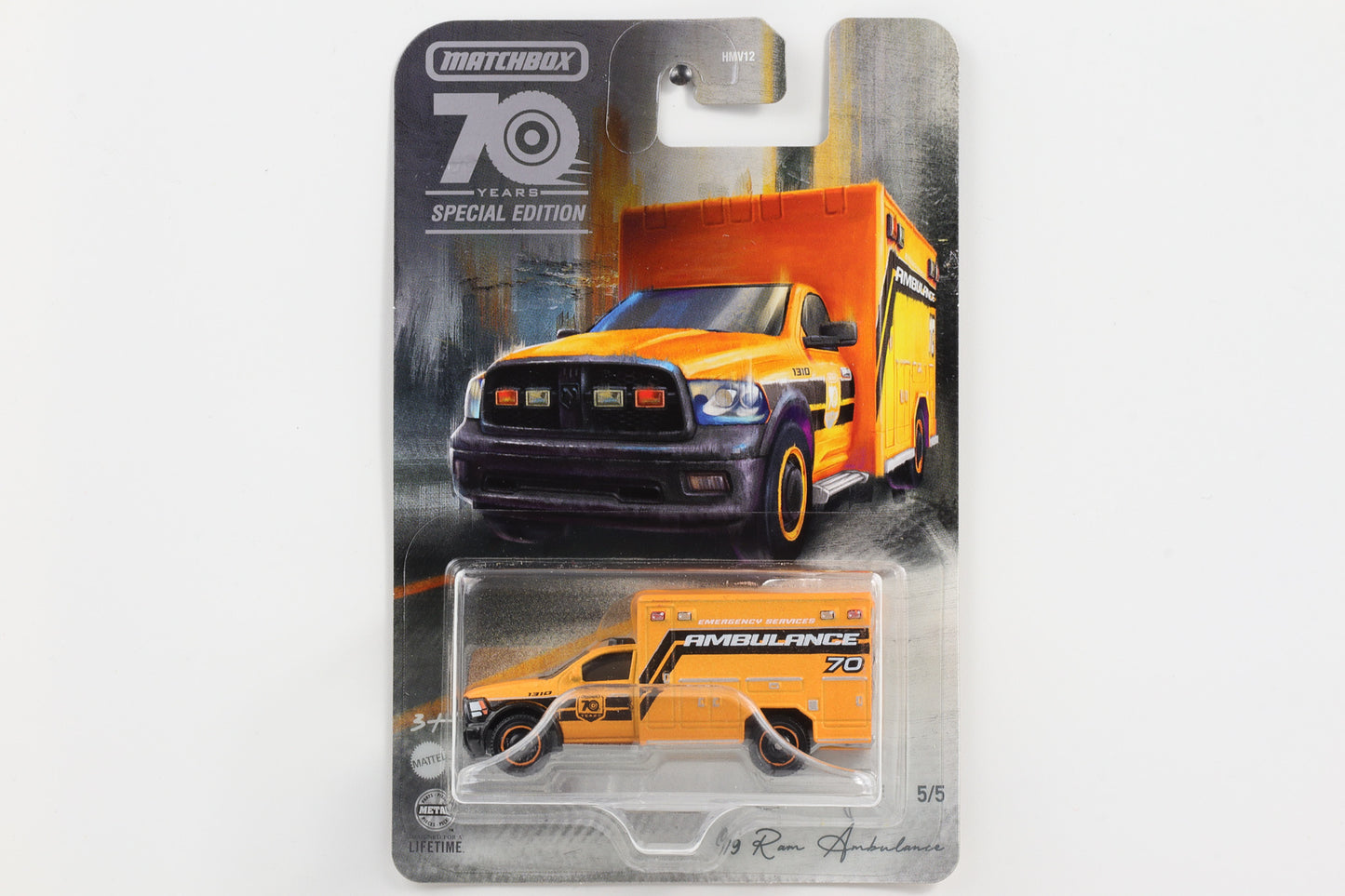 1:64 Matchbox 70th Anniversary Special Edition 5 pcs Set HMV12 979A