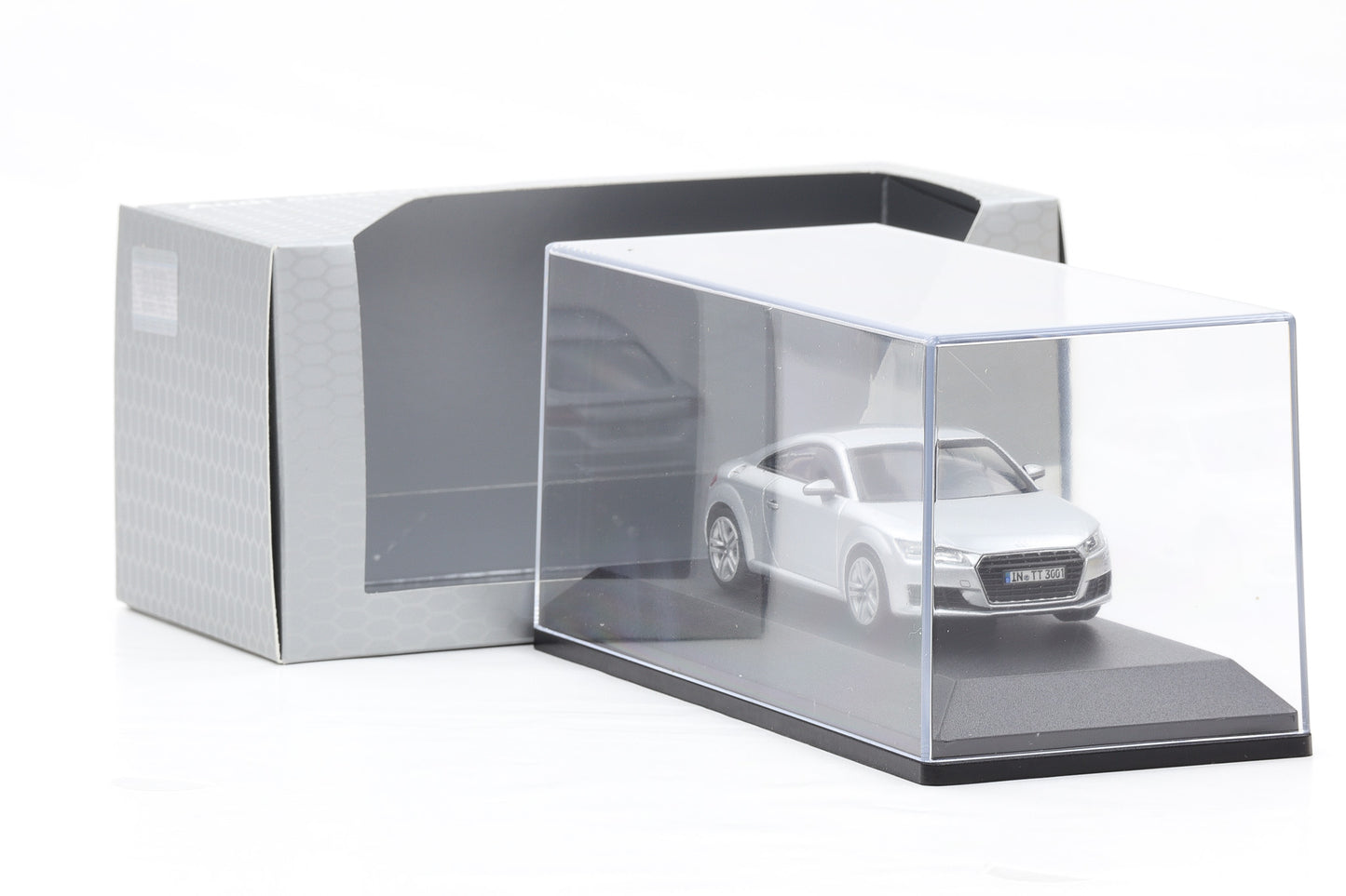 1:43 Kyosho Audi TT 8S Coupe 2015 Florettsilber Dealer 5011400413