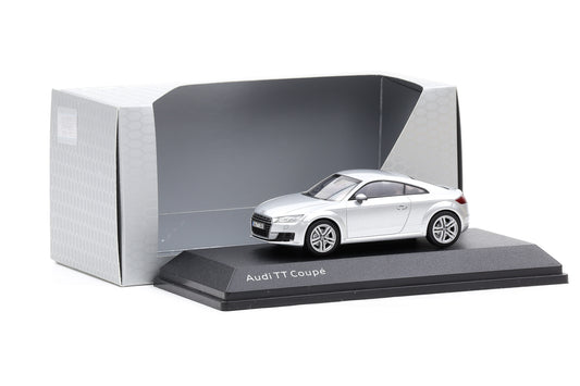 1:43 Kyosho Audi TT 8S Coupe 2015 Florettsilber Dealer 5011400413