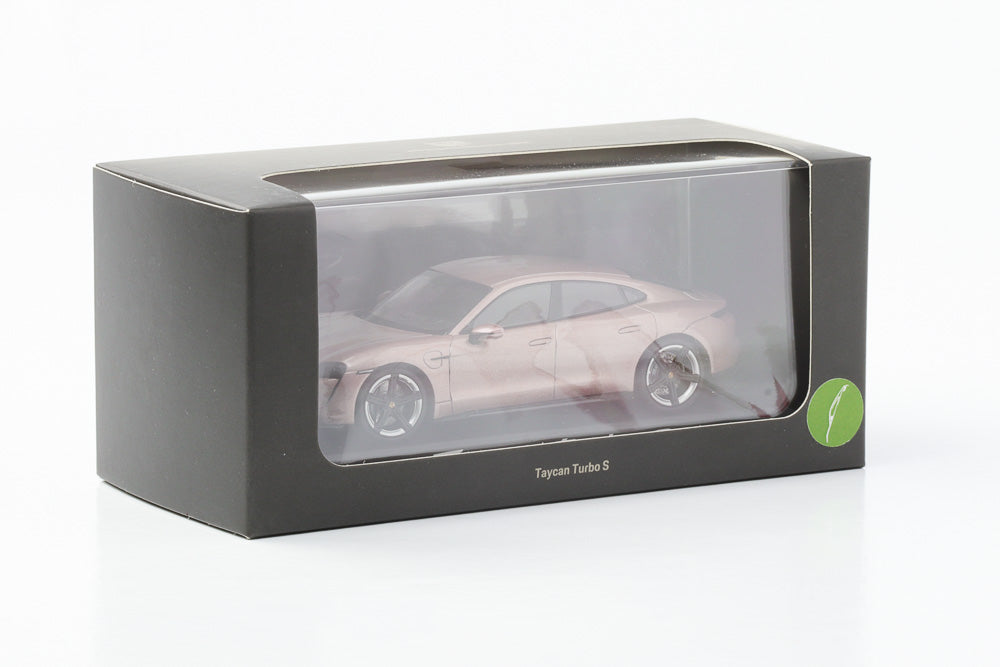 1:43 Porsche Taycan Turbo S frozen berry metallic dealer WAP Minichamps
