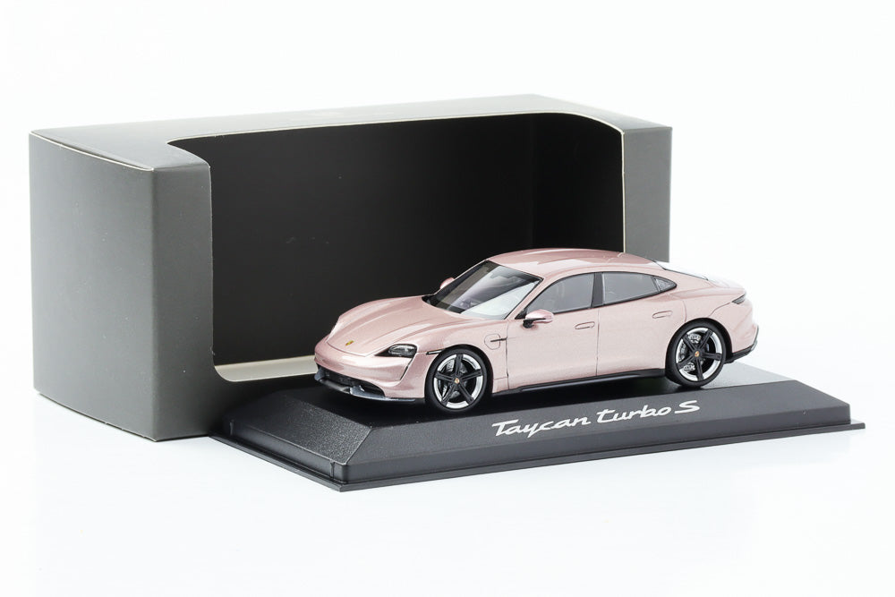 1:43 Porsche Taycan Turbo S frozen berry metallic dealer WAP Minichamps