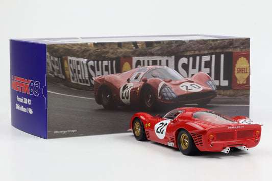 1:18 Ferrari 330 P3 Coupé #20 24h Le Mans 1966 Scarfiotti Parkes WERK83 diecast