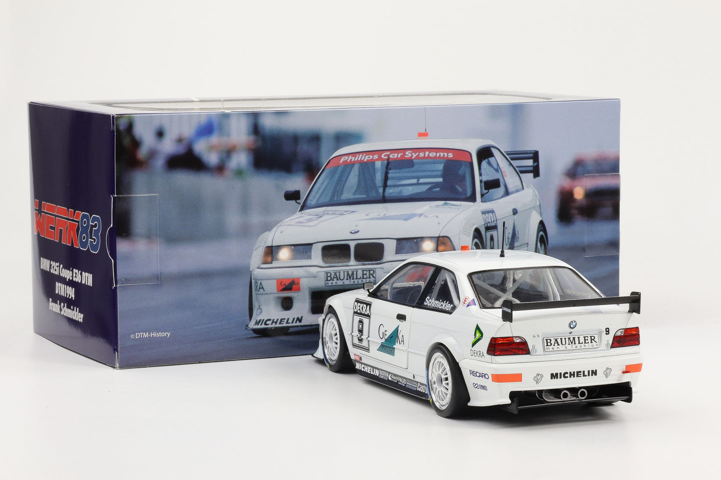 1:18 BMW 325i Coupe E36 DTM Ge-Ka #9 DTM 1994 Schmickler Werk83