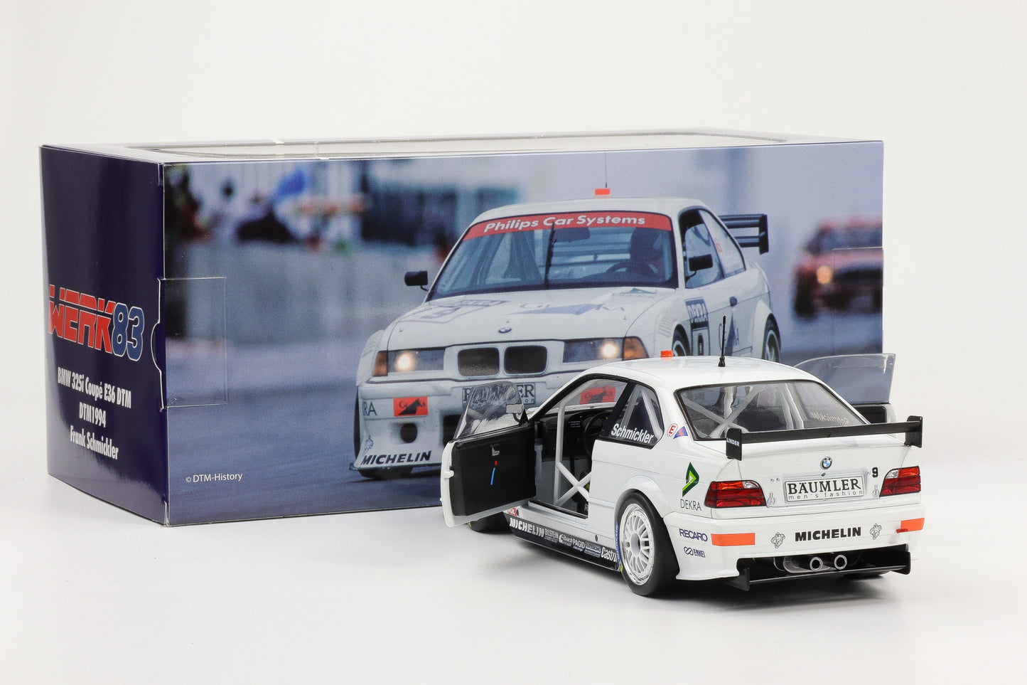 1:18 BMW 325i Coupe E36 DTM Ge-Ka #9 DTM 1994 Schmickler Werk83