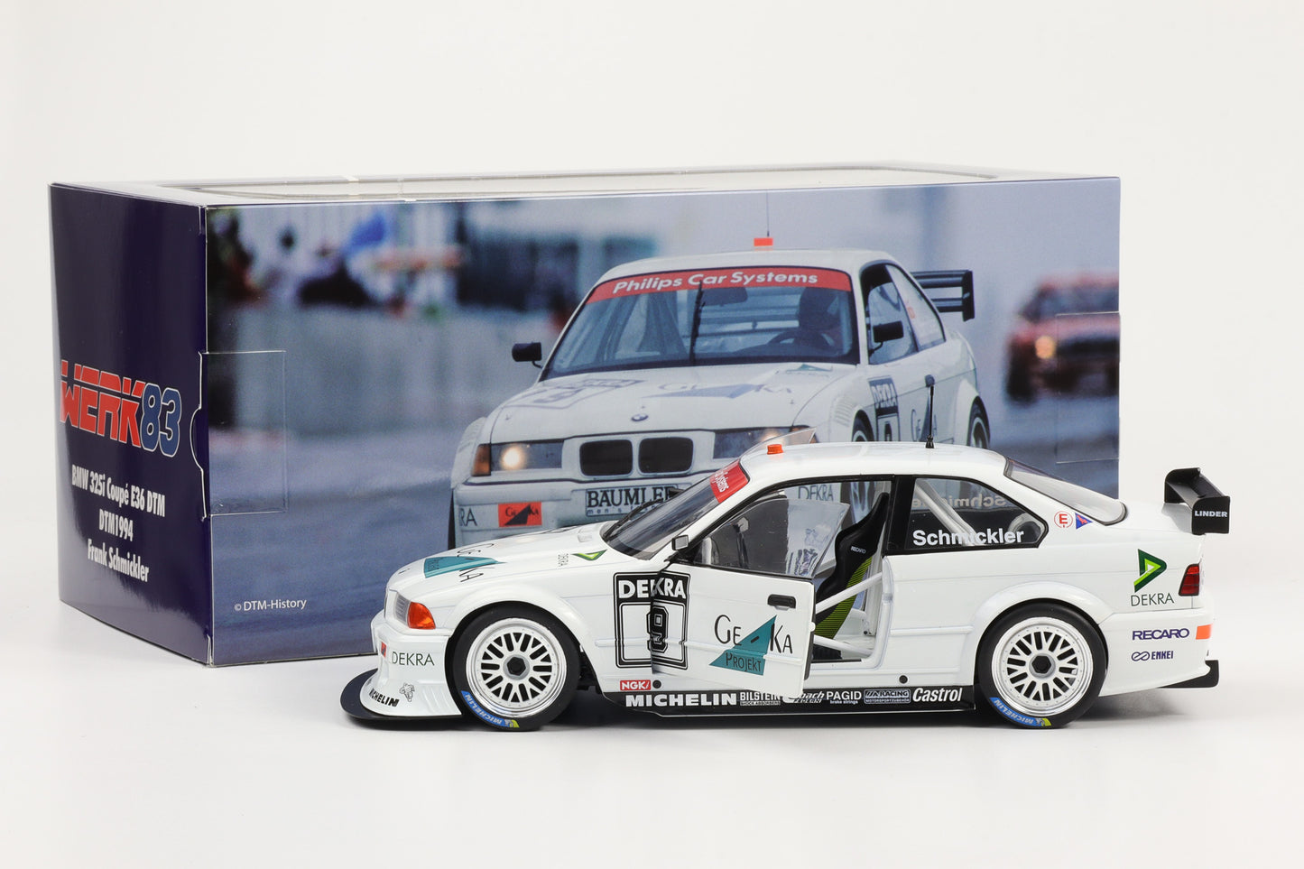 1:18 BMW 325i Coupe E36 DTM Ge-Ka #9 DTM 1994 Schmickler Werk83