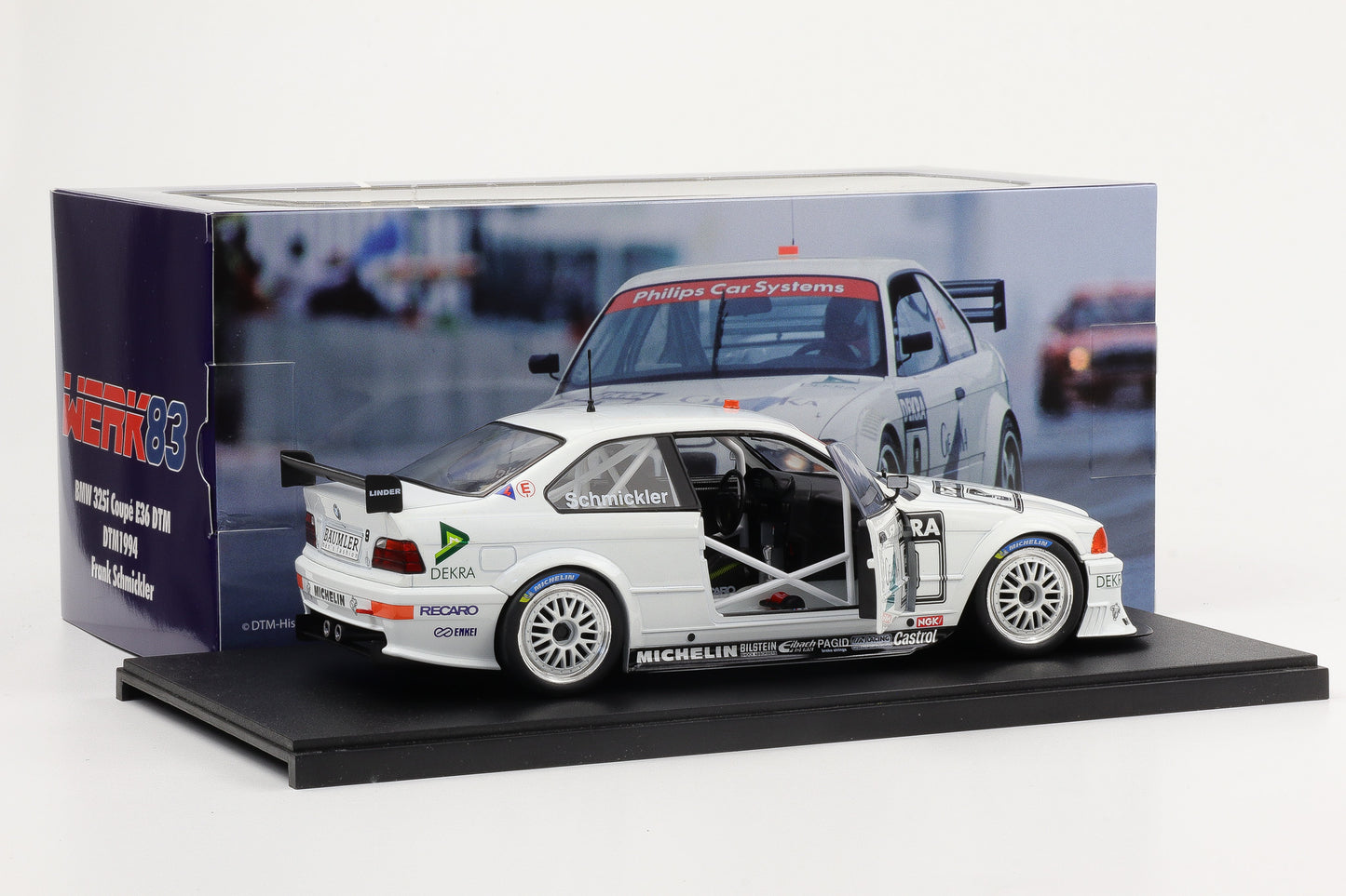 1:18 WERK83 BMW 3 Series E36 Coupe DTM 1994 Frank Schmickler diecast
