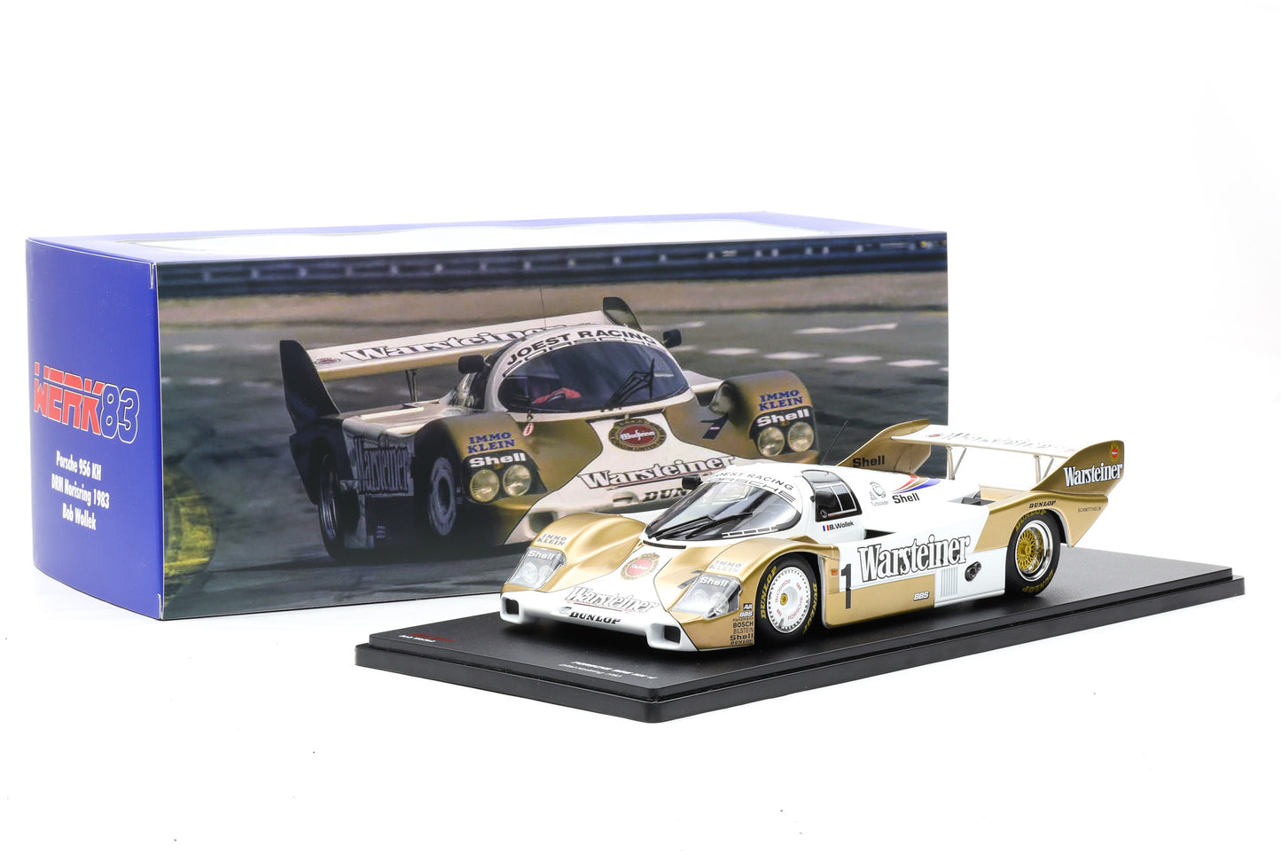 1:18 Werk83 Porsche 956K #1 Sieger Norisring DRM Champion 1983 Bob Wollek