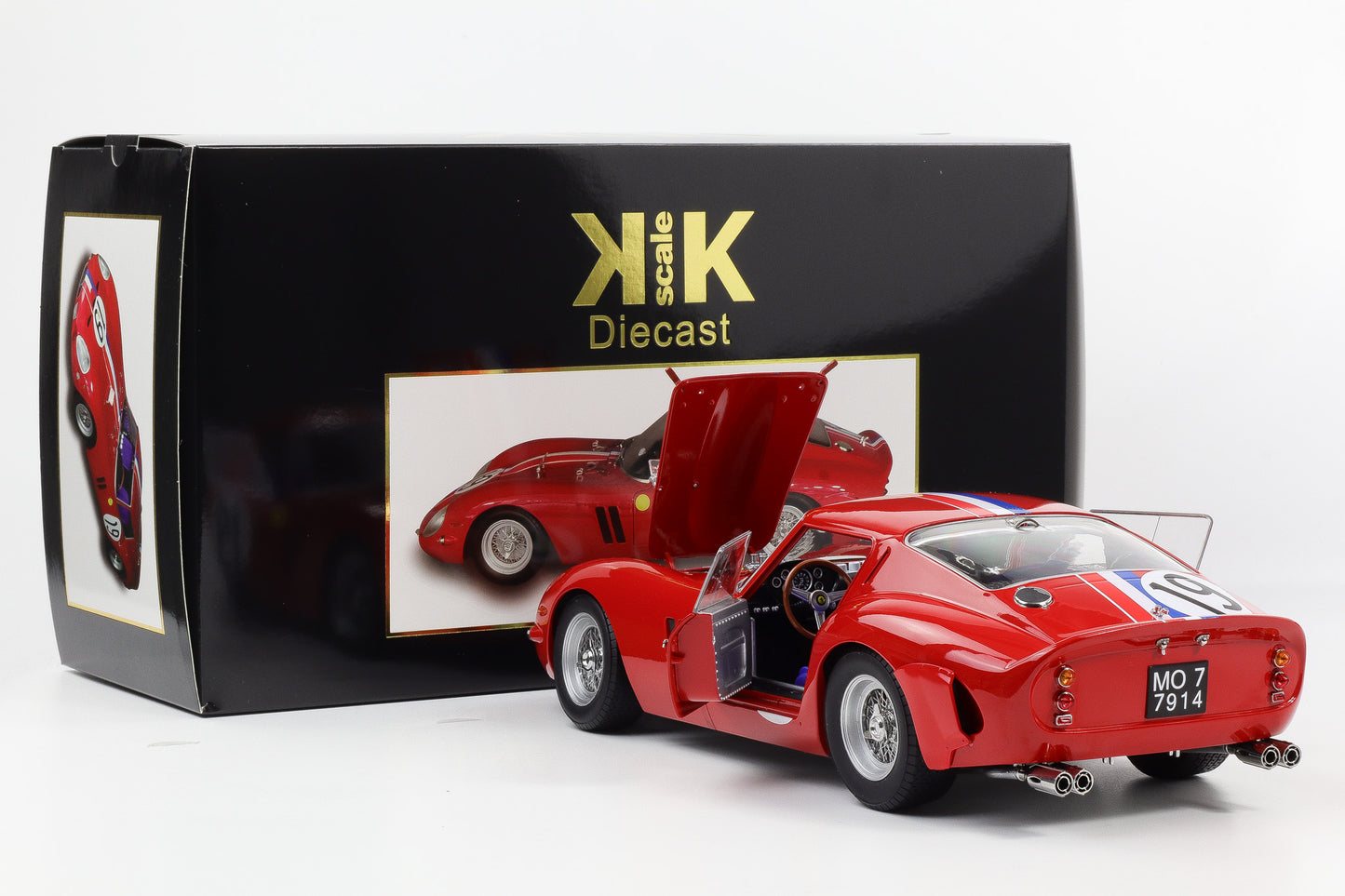 1:12 Ferrari 250 GTO #19 2nd 24h LeMans 1962 Noblet Guichet KK-Scale diecast