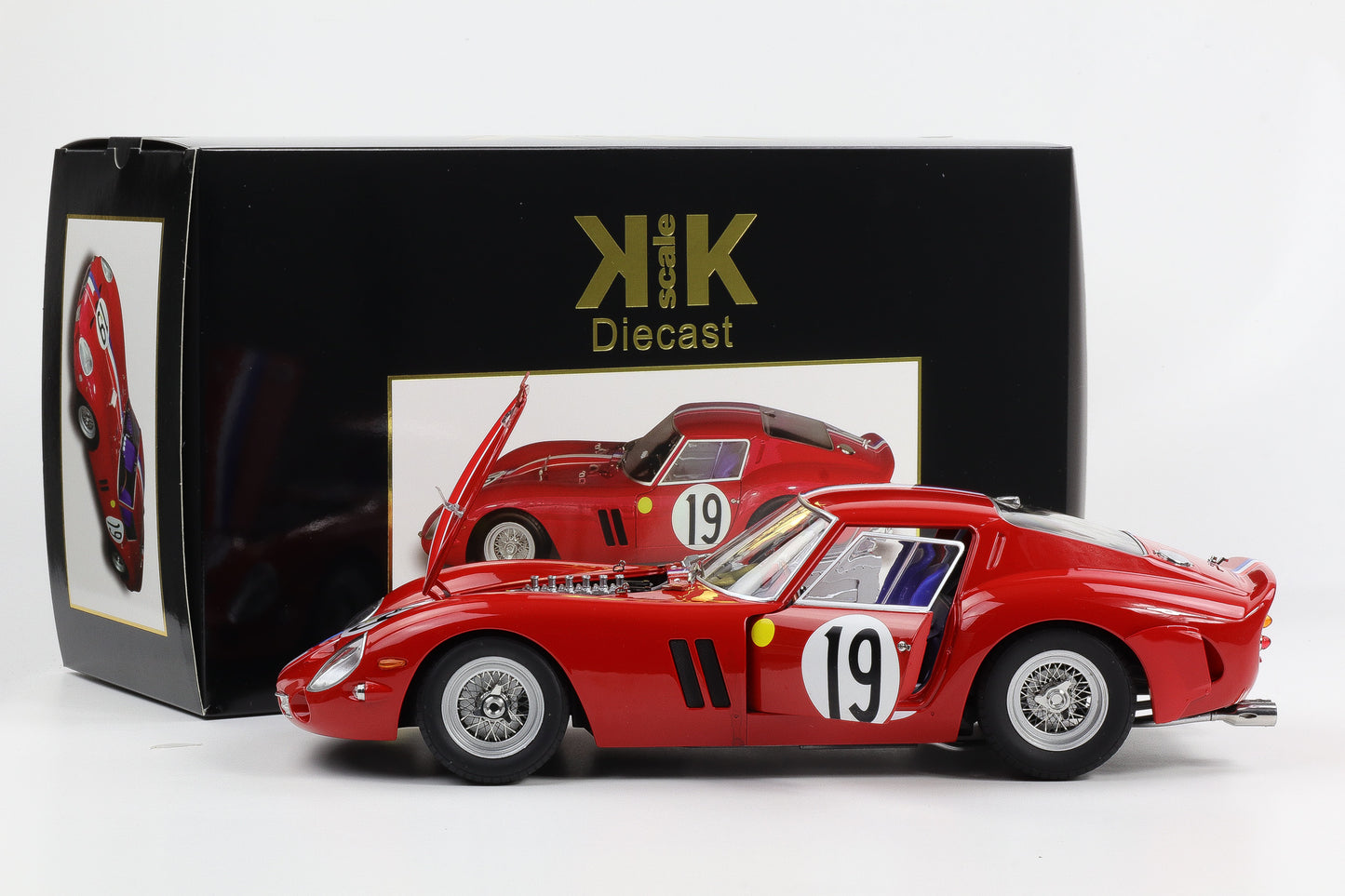 1:12 Ferrari 250 GTO #19 2nd 24h LeMans 1962 Noblet Guichet KK-Scale diecast