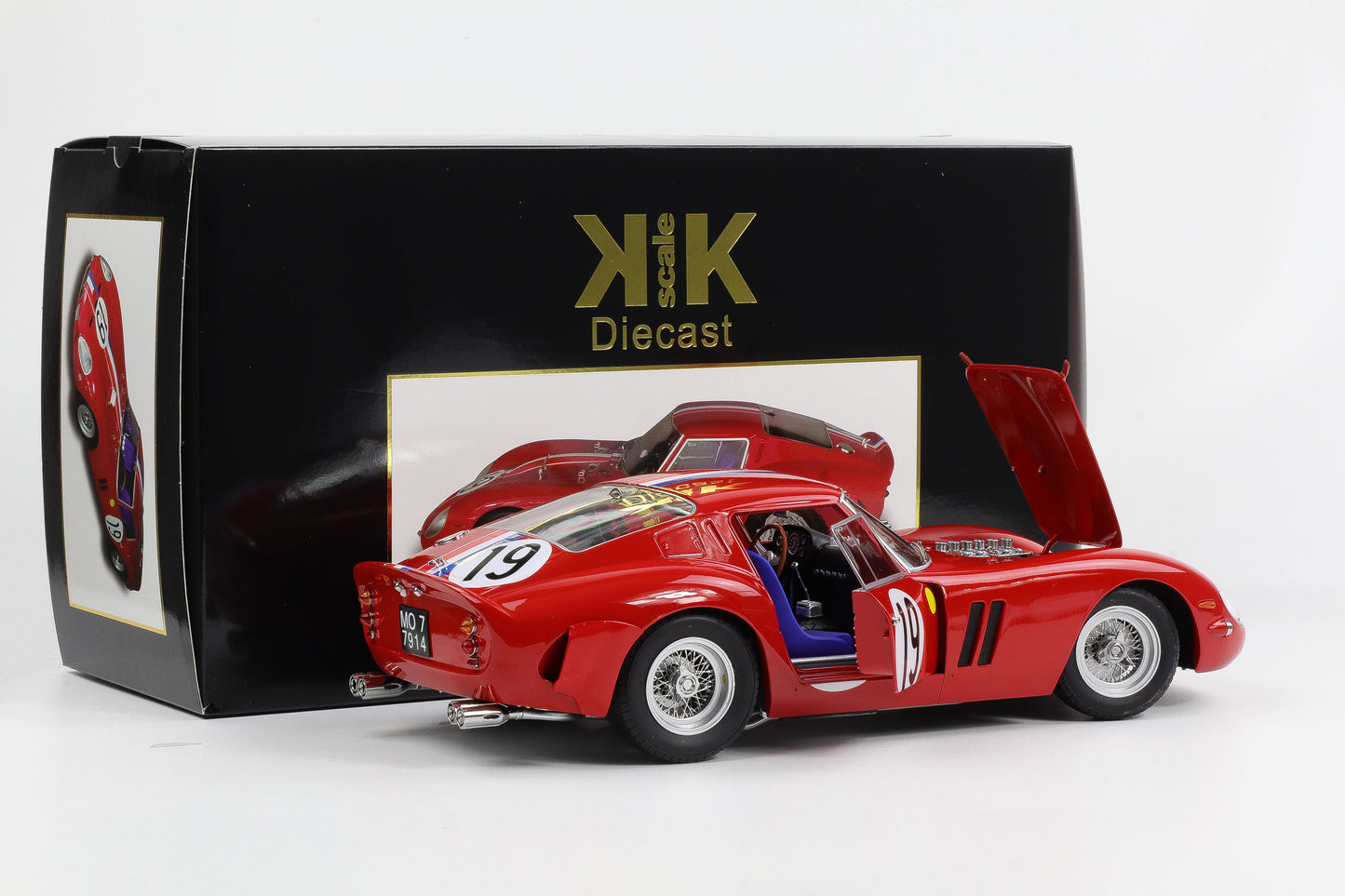 1:12 Ferrari 250 GTO #19 2nd 24h LeMans 1962 Noblet Guichet KK-Scale diecast