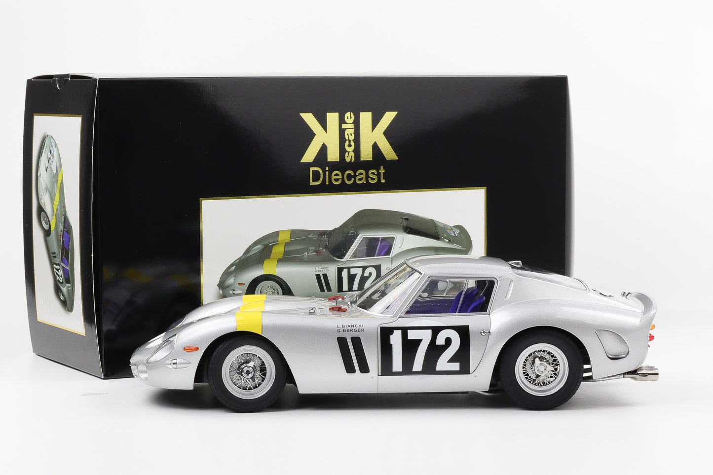 1:12 Ferrari 250 GTO #172 Sieger Rallye Tour de France 1964 Bianchi Berger KK Scale