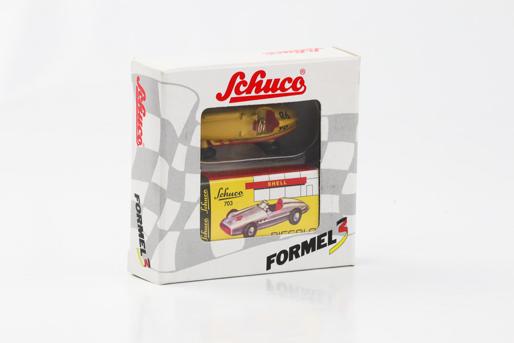 1:90 Mercedes-Benz 2.5 L racing car F 3 #98 yellow Schuco Piccolo