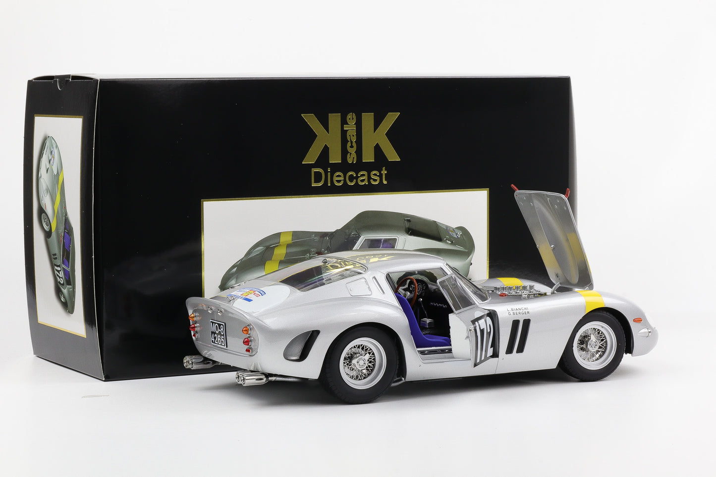 1:12 Ferrari 250 GTO #172 Sieger Rallye Tour de France 1964 Bianchi Berger KK Scale