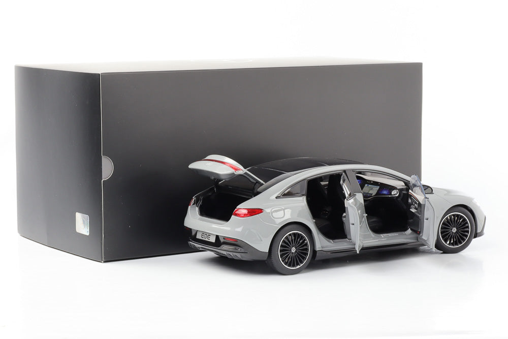 1:18 Mercedes-Benz EQE AMG Line alpine gray 2023 NZG dealer