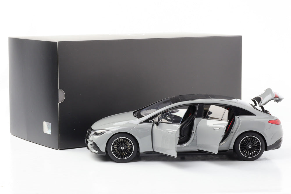 1:18 Mercedes-Benz EQE AMG Line alpine gray 2023 NZG dealer