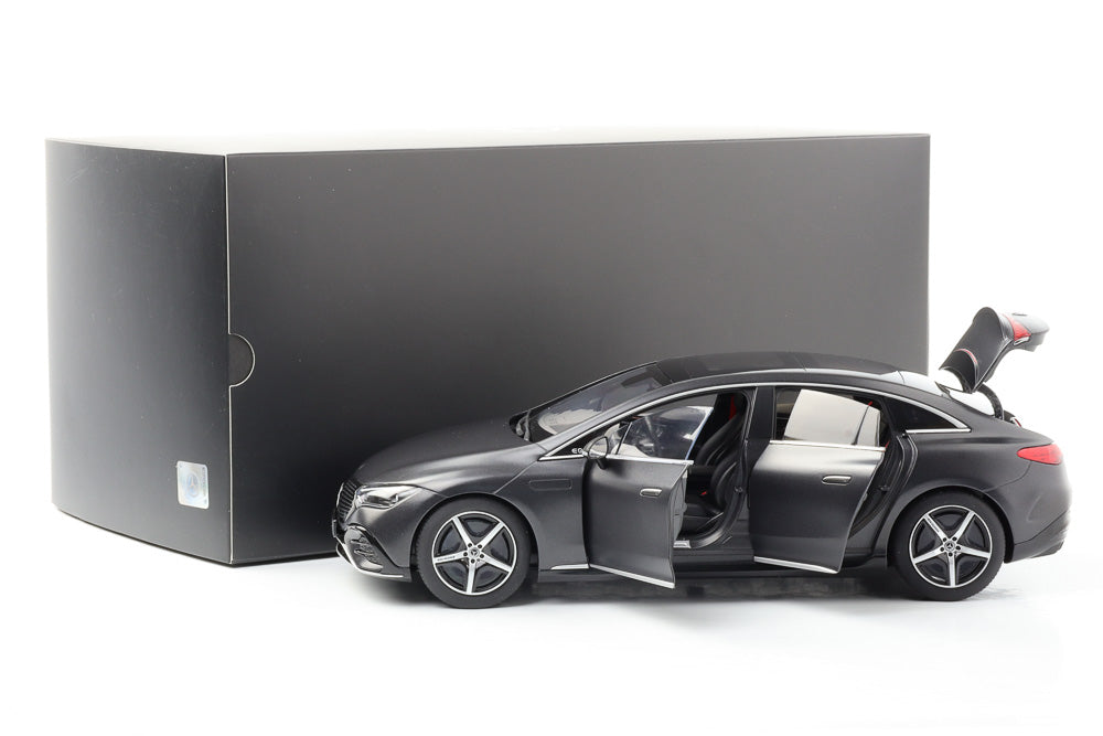 1:18 Mercedes-Benz EQE AMG Line graphite gray mango 2023 NZG Dealer