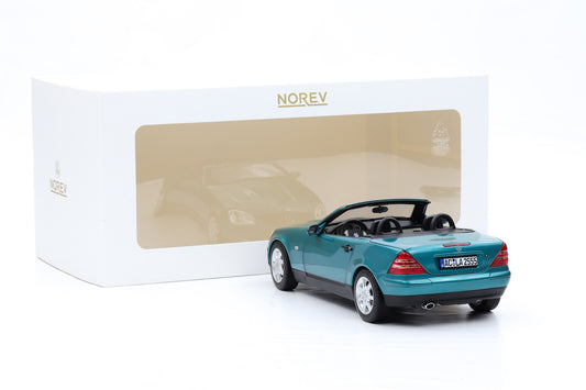 1:18 Norev Mercedes Benz SLK 200 Roadster R170 1996 Vivianit Green