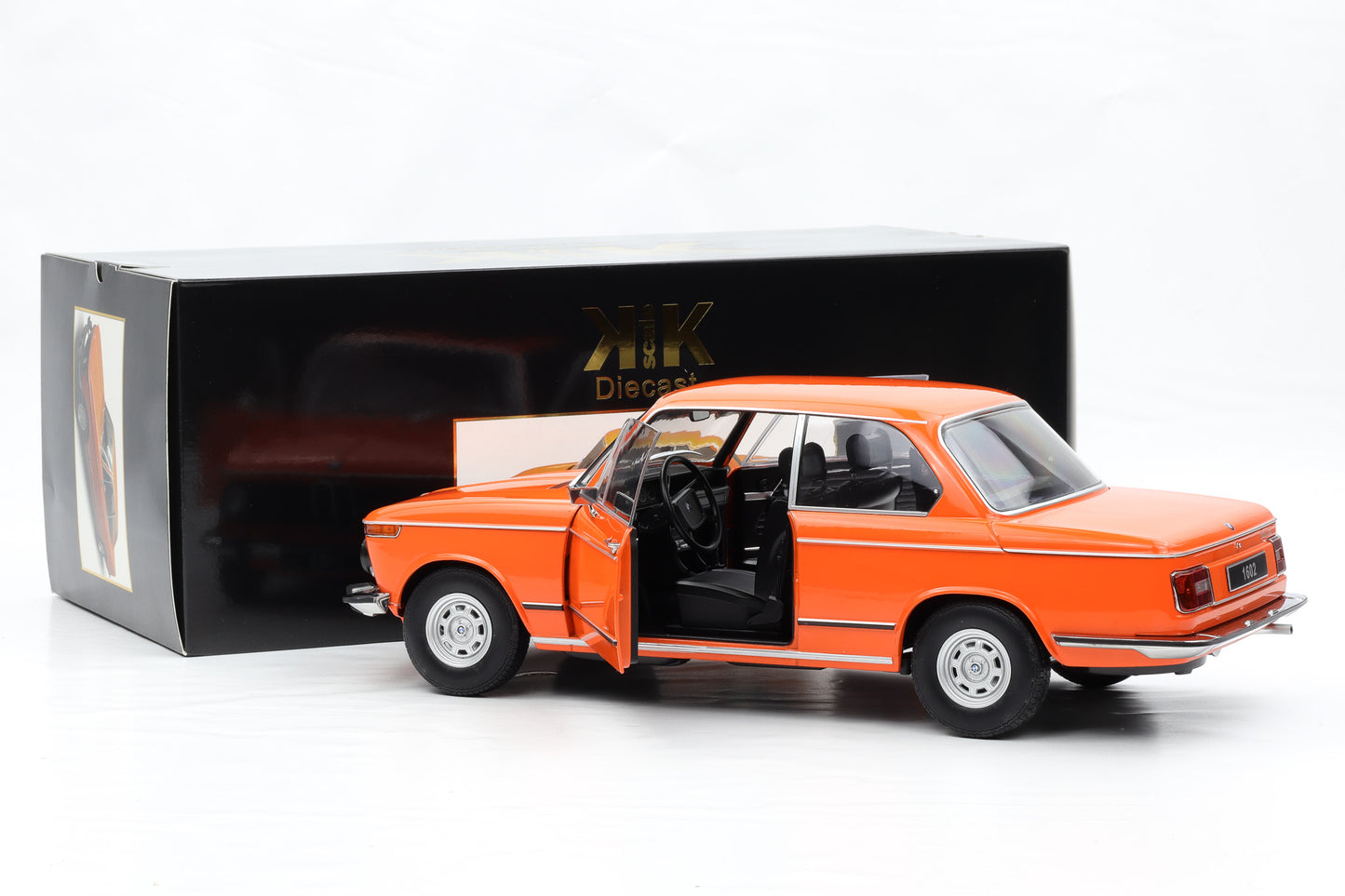 1:12 KK-Scale BMW 1602 2.Serie 1971 orange diecast opening doors