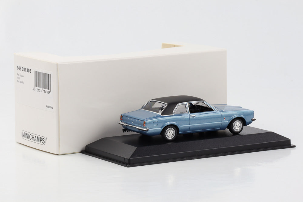 1:43 Ford Taunus azul claro metalizado 71 1970 Minichamps Limited