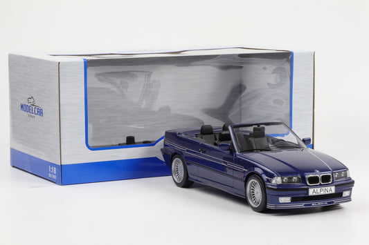 1:18 MCG BMW E36 Alpina B3 3.2 Convertible dunkelblaumetallic mit Verdeck MCG18320