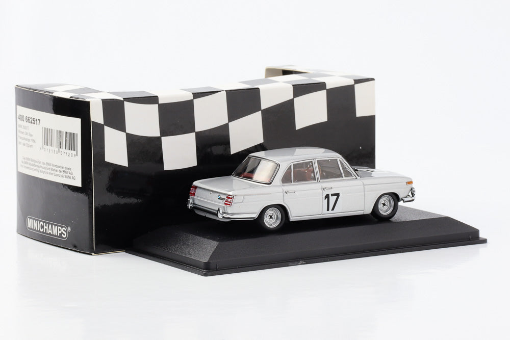 1:43 BMW 2000 Ti Winners 24h Spa Francochamps 1966 #17 silver Minichamps