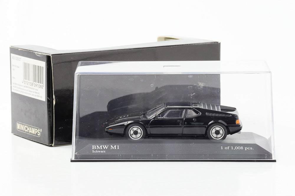 1:43 BMW M1 Street 1978 black Minichamps