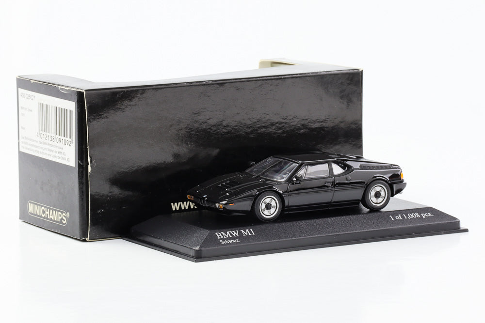 1:43 BMW M1 Street 1978 black Minichamps