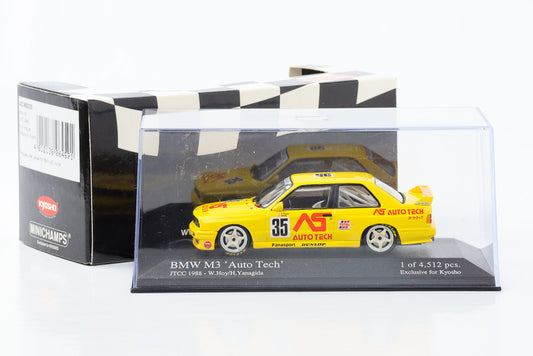 1:43 BMW M3 Auto Tech JGTC 1988 Hoy Yanagina Minichamps Kyosho