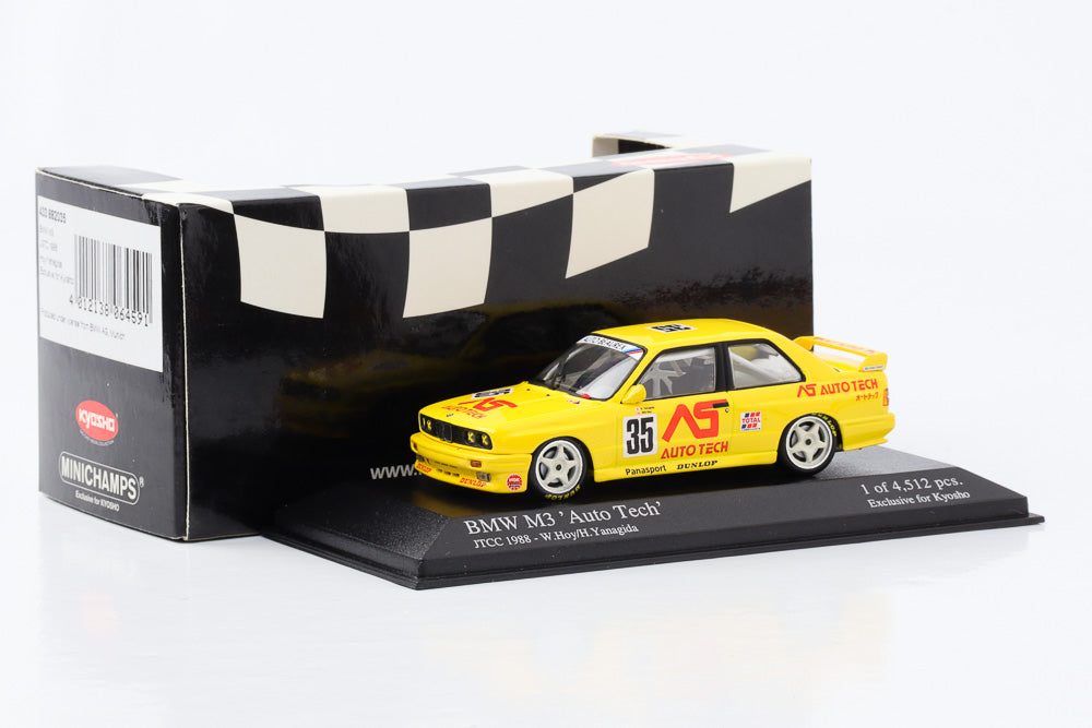 1:43 BMW M3 Auto Tech JGTC 1988 Hoy Yanagina Minichamps Kyosho