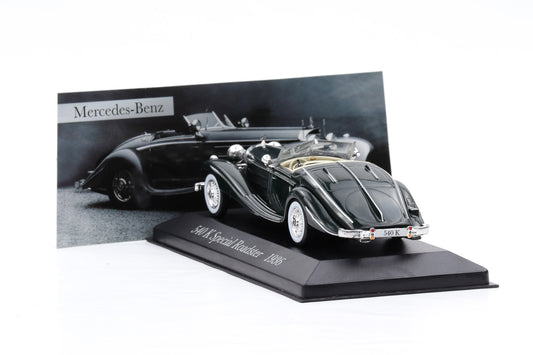 1:43 Mercedes-Benz 540 K Special Roadster grün 1936 DeAgostini