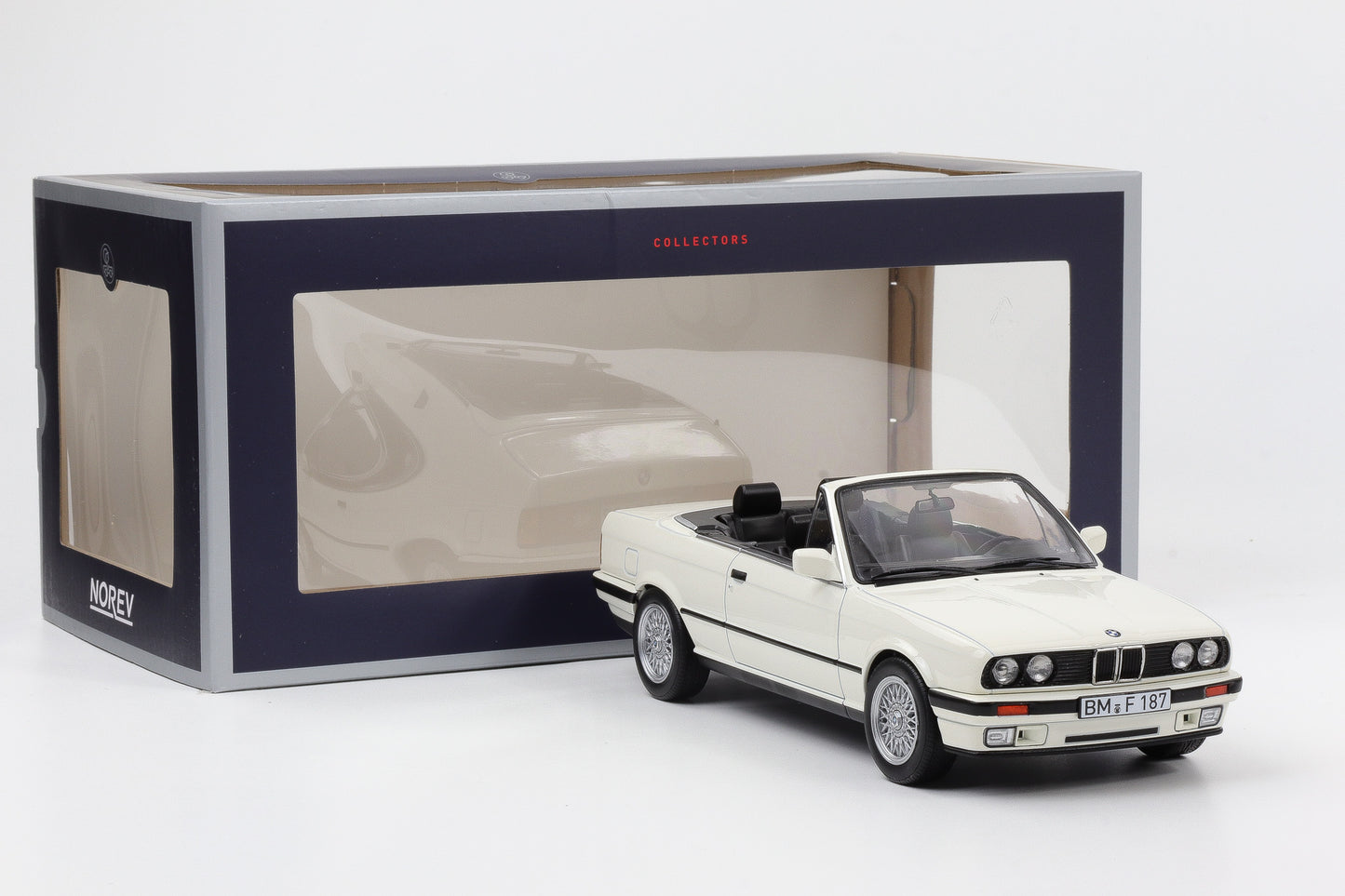 1:18 BMW 325i E30 Cabriolet 1991 alpin white Norev NEU OVP 183213