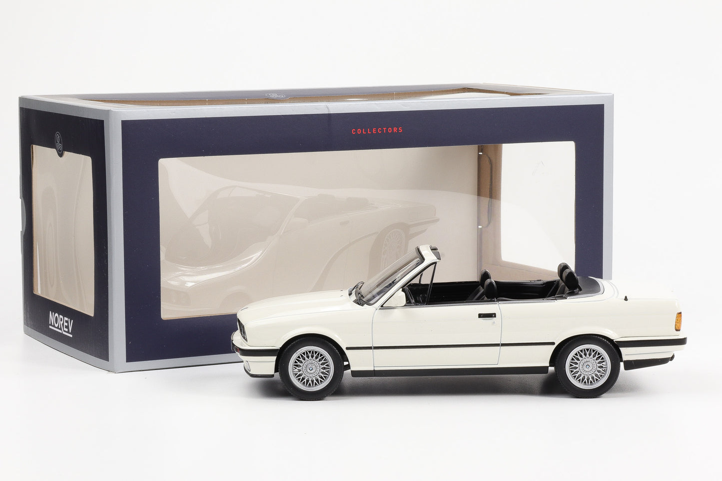 1:18 BMW 325i E30 Cabriolet 1991 alpin white Norev NEU OVP 183213