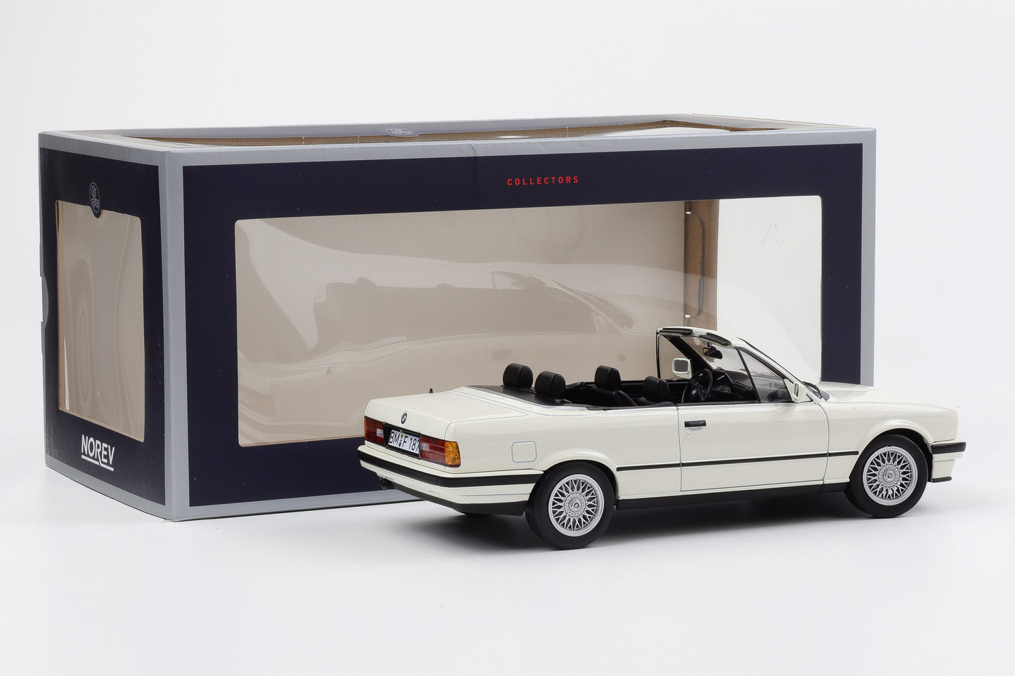 1:18 BMW 325i E30 Cabriolet 1991 alpin white Norev NEU OVP 183213