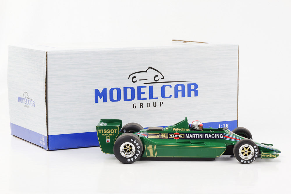 1:18 F1 LOTUS Ford Cosworth V8 79 GP Argentinien #1 Figur Andretti Martini 1979 MCG