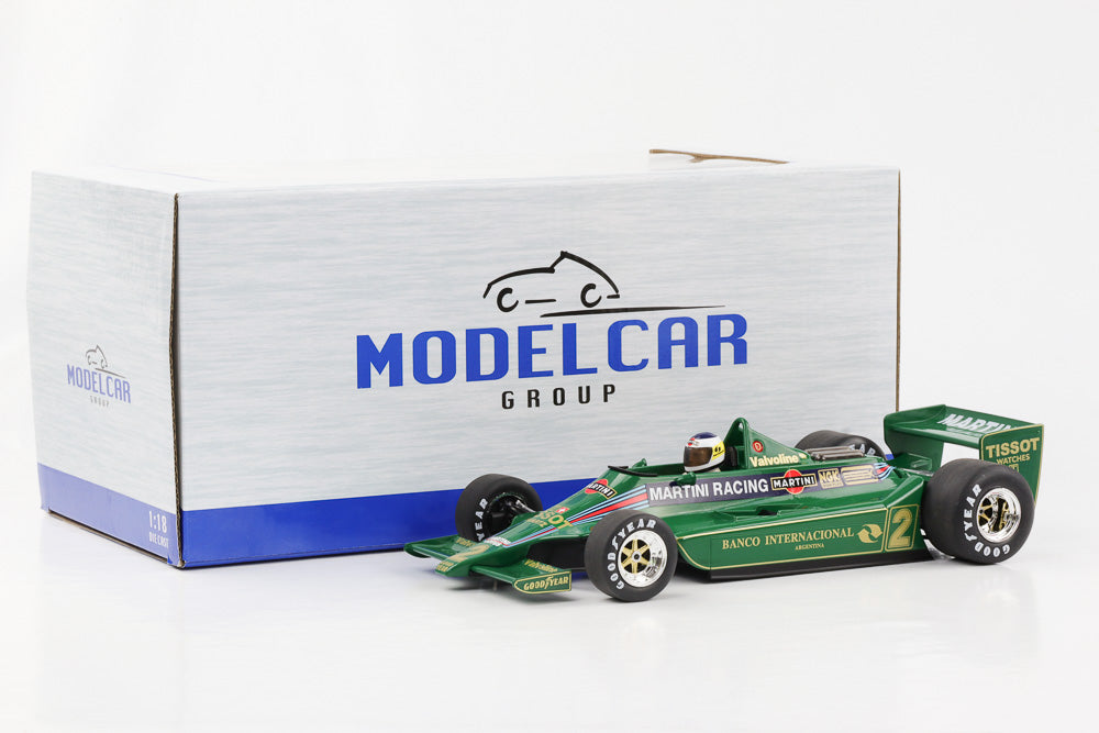 1:18 Lotus 79 #2 Martini Figur Reutemann Formel 1 GP Argentinien 1979 MCG