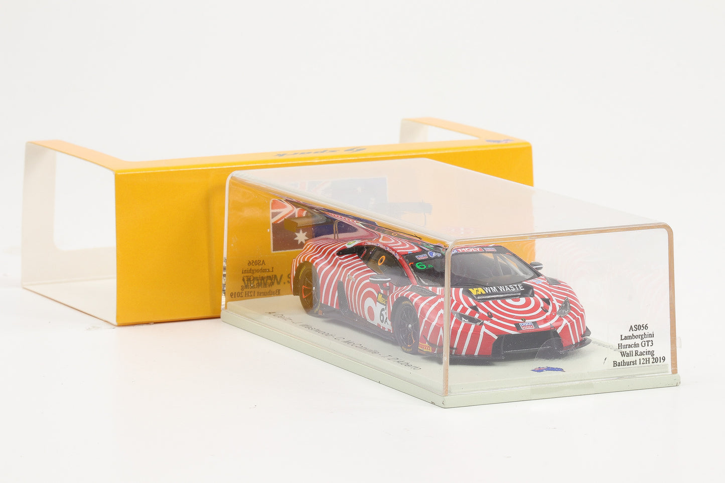 1:43 Spark Lamborghini Huracan GT3 Wall Racing #6A 12h Bathurst 2019 AS056