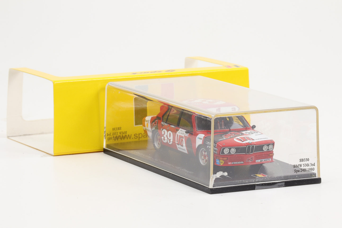 1:43 Spark BMW 530i #39 Ballot-Lena Andruet Smadja 3rd 24h Spa 24h 1980 SB330