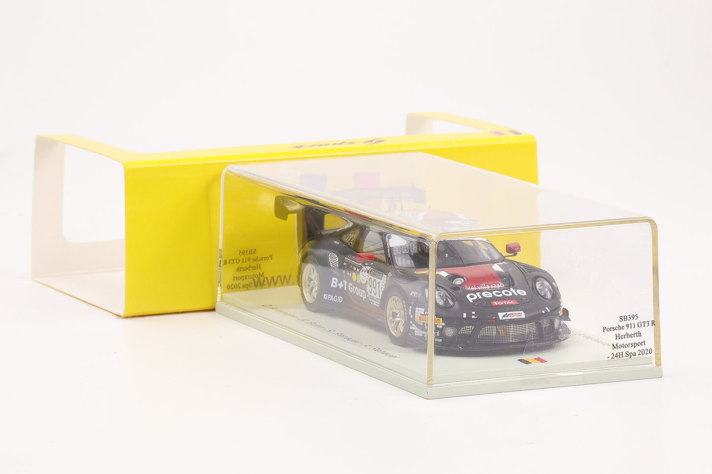 1:43 Spark Porsche 911 GT3 R Herberth Motorsport #991 24h Spa 2020 SB395