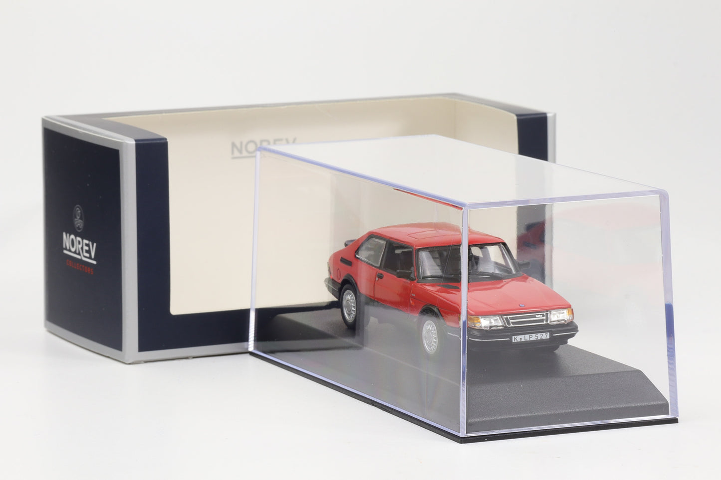 1:43 Saab 900 Turbo 16 rot 1992 Norev 810035 diecast