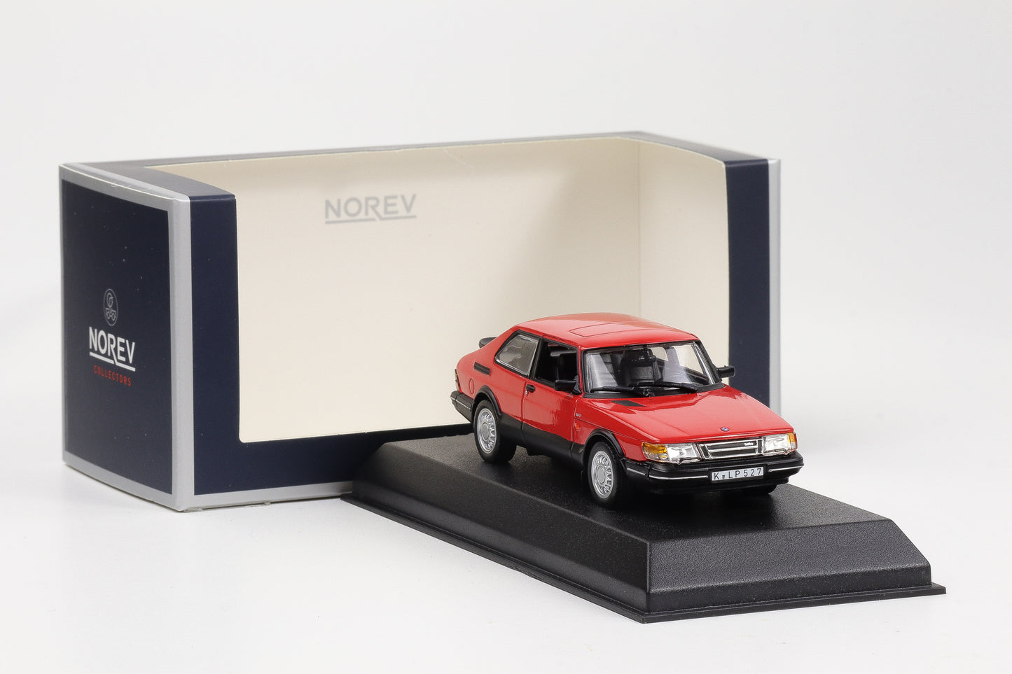 1:43 Saab 900 Turbo 16 rot 1992 Norev 810035 diecast