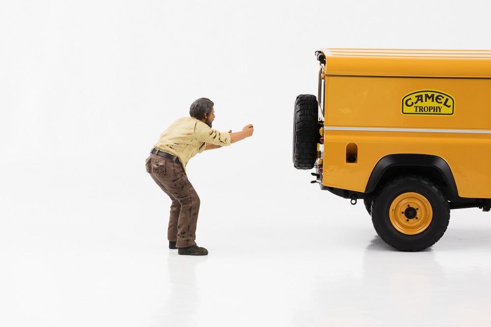 1:18 Figur Mechaniker Crew 4x4 Offroad Camel Trophy #1 - #8 Figuren American Diorama