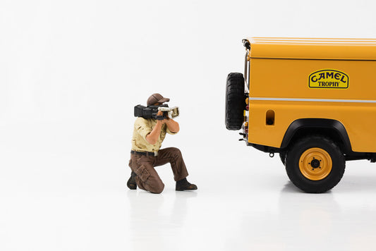 1:18 Figur Crew 4x4 Offroad Camel Trophy Mechaniker Kamera American Diorama 7
